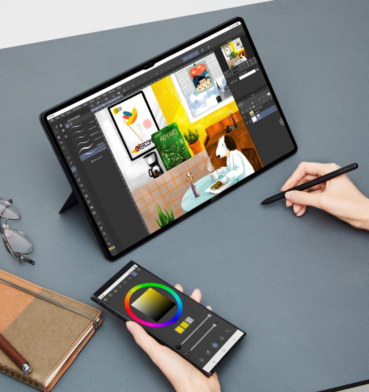 Multitask Real Fast with Samsung Flow on the Galaxy Tab S8 Series ...